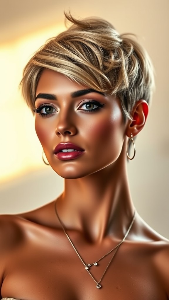 Pixie Cut with Undercut