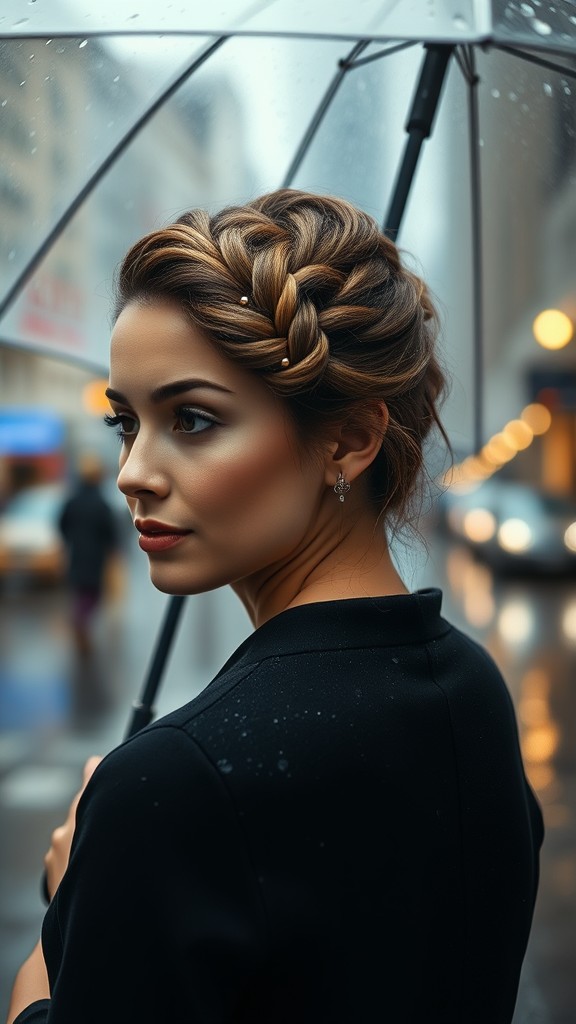 rainy day hairstyles that stay put