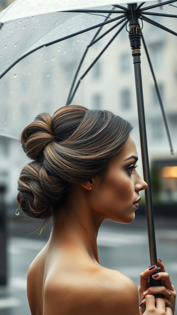 Rolled Updo