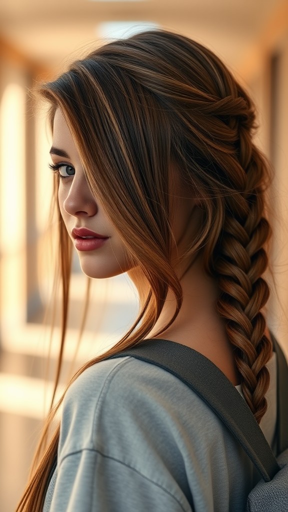 Simple Side Braid