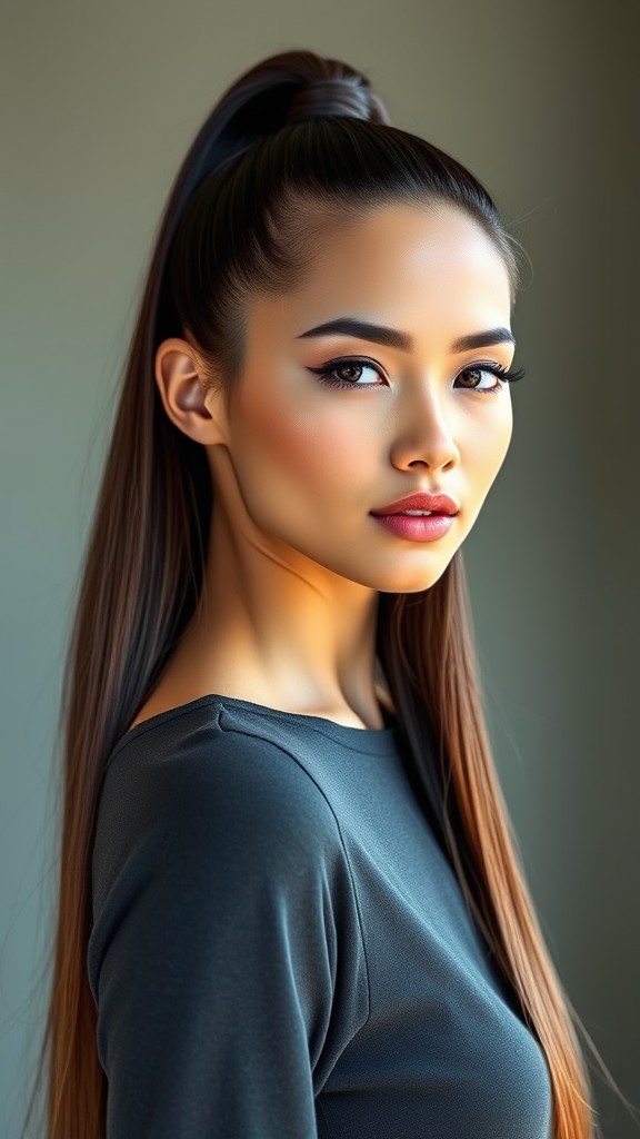 Sleek High Ponytail