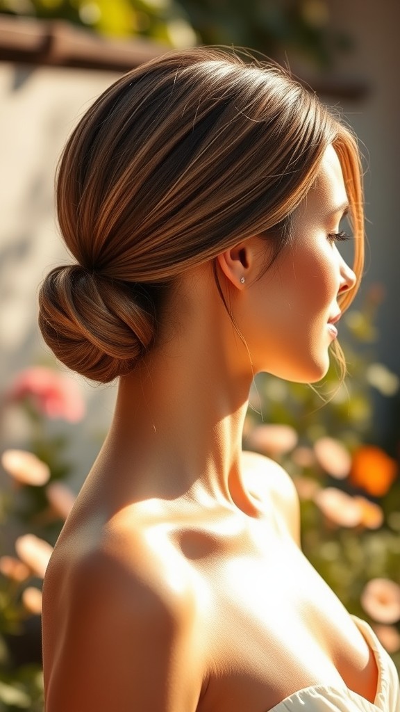 Sleek Low Bun