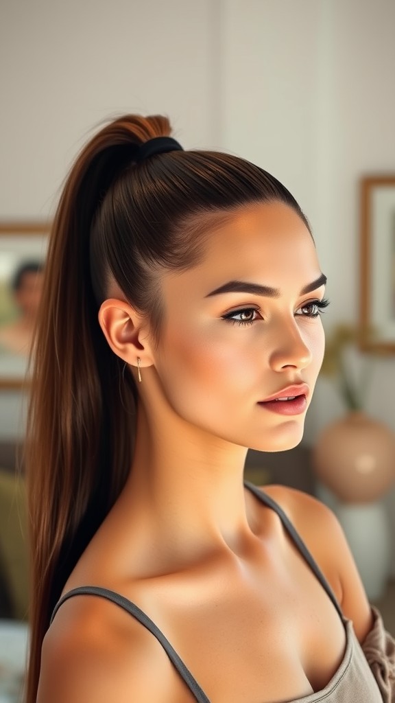 Sleek Ponytail