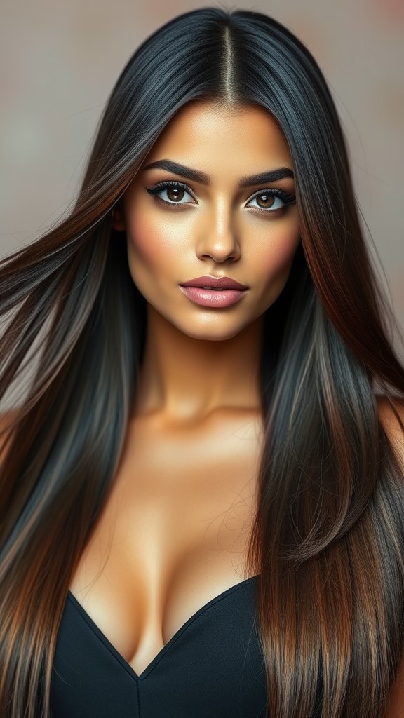 Sleek Straight Hair