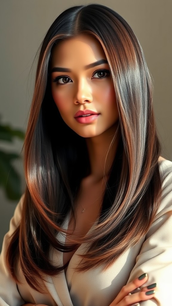 Sleek Straight Hair