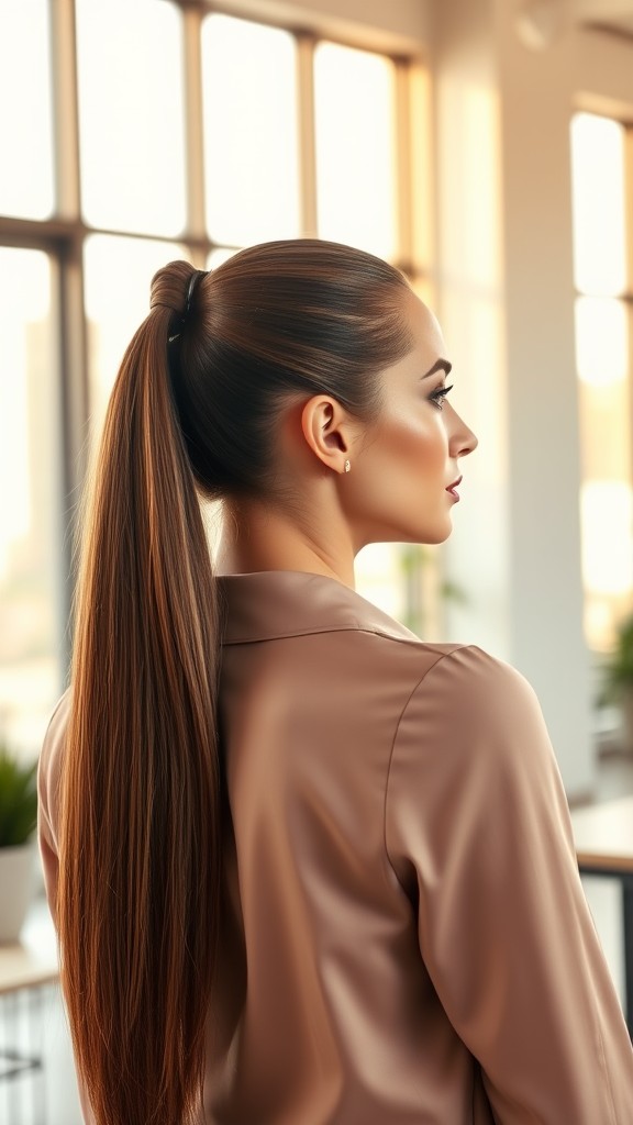 Smooth Ponytail