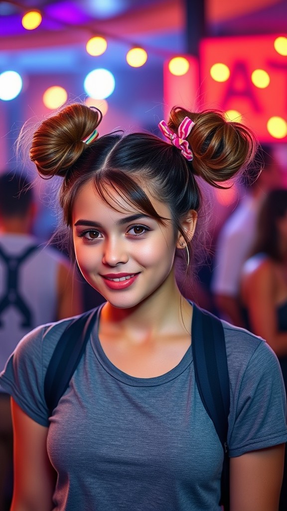 Sporty Space Buns