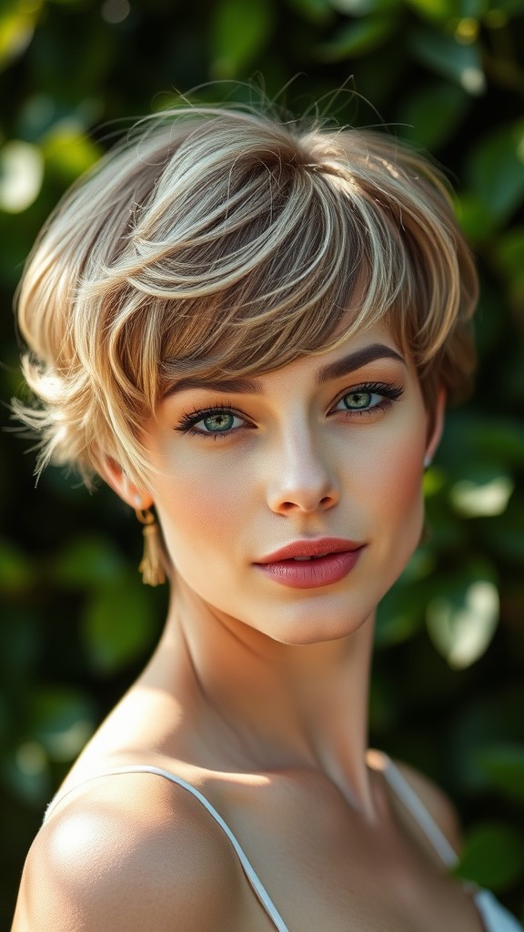 Textured Pixie Cut