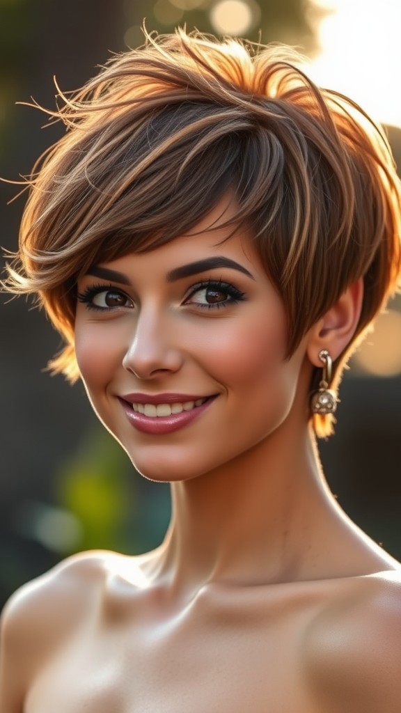 Textured Pixie Cut