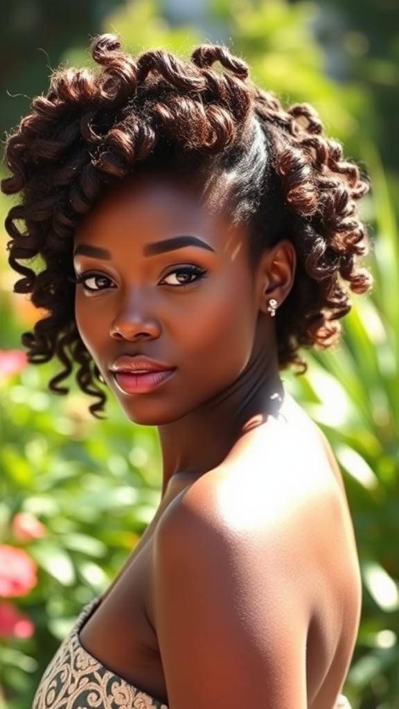 Twist-Out Hairstyle