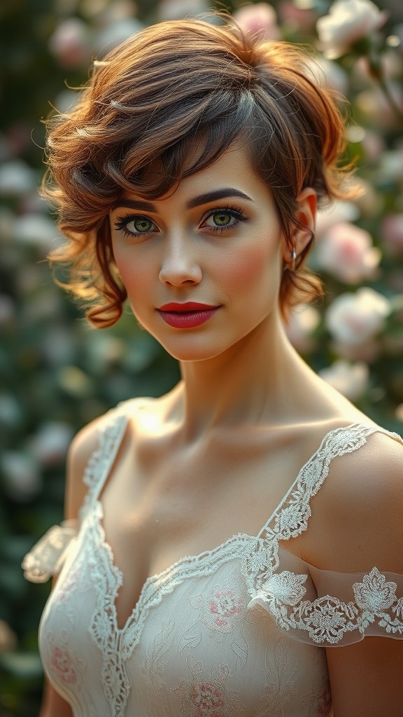 Vintage-Inspired Pixie