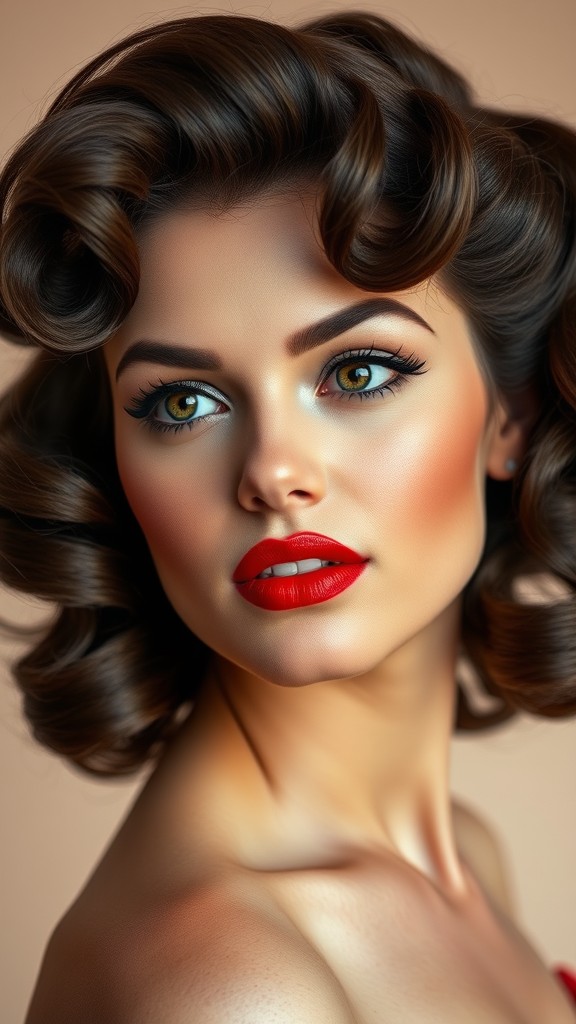 Vintage Pin-Up Curls