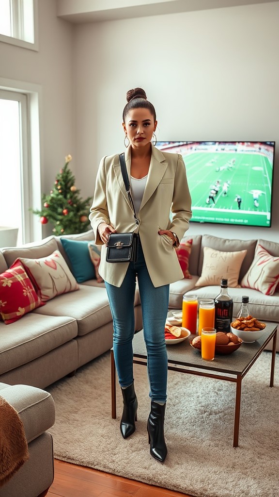 easy super bowl outfit ideas that look effortlessly chic