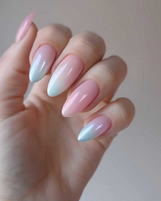 Chic Ombre Nails for Spring Elegance