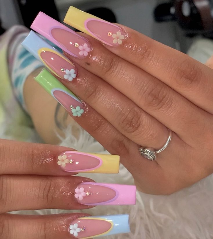 Stunning Pastel Ombre Nail Inspiration