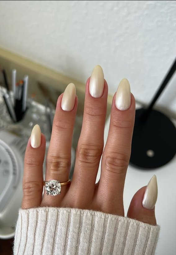 Timeless Pearlescent Nail Inspiration