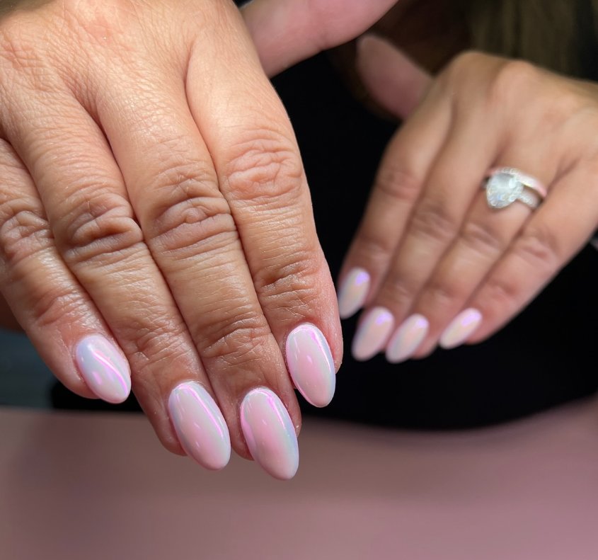 Dreamy Iridescent Pink Shine
