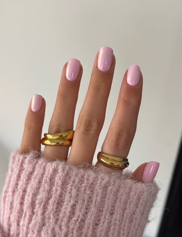Elegant Pink Chrome Delight