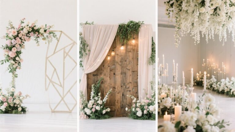20 Beautiful Wedding Backdrop Ideas