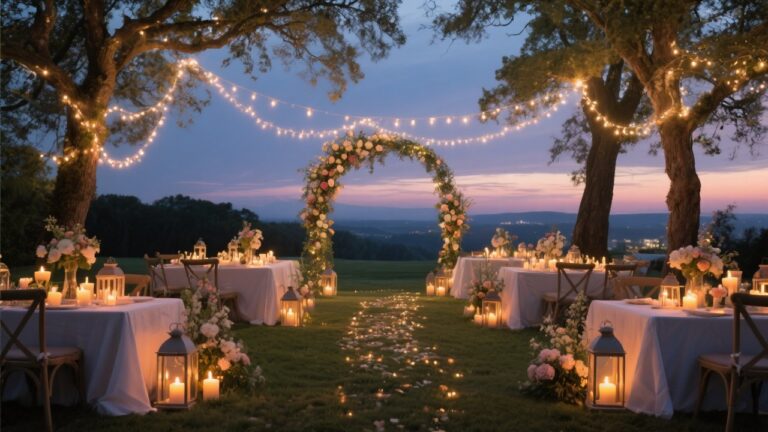 20 Romantic Wedding Lighting Ideas