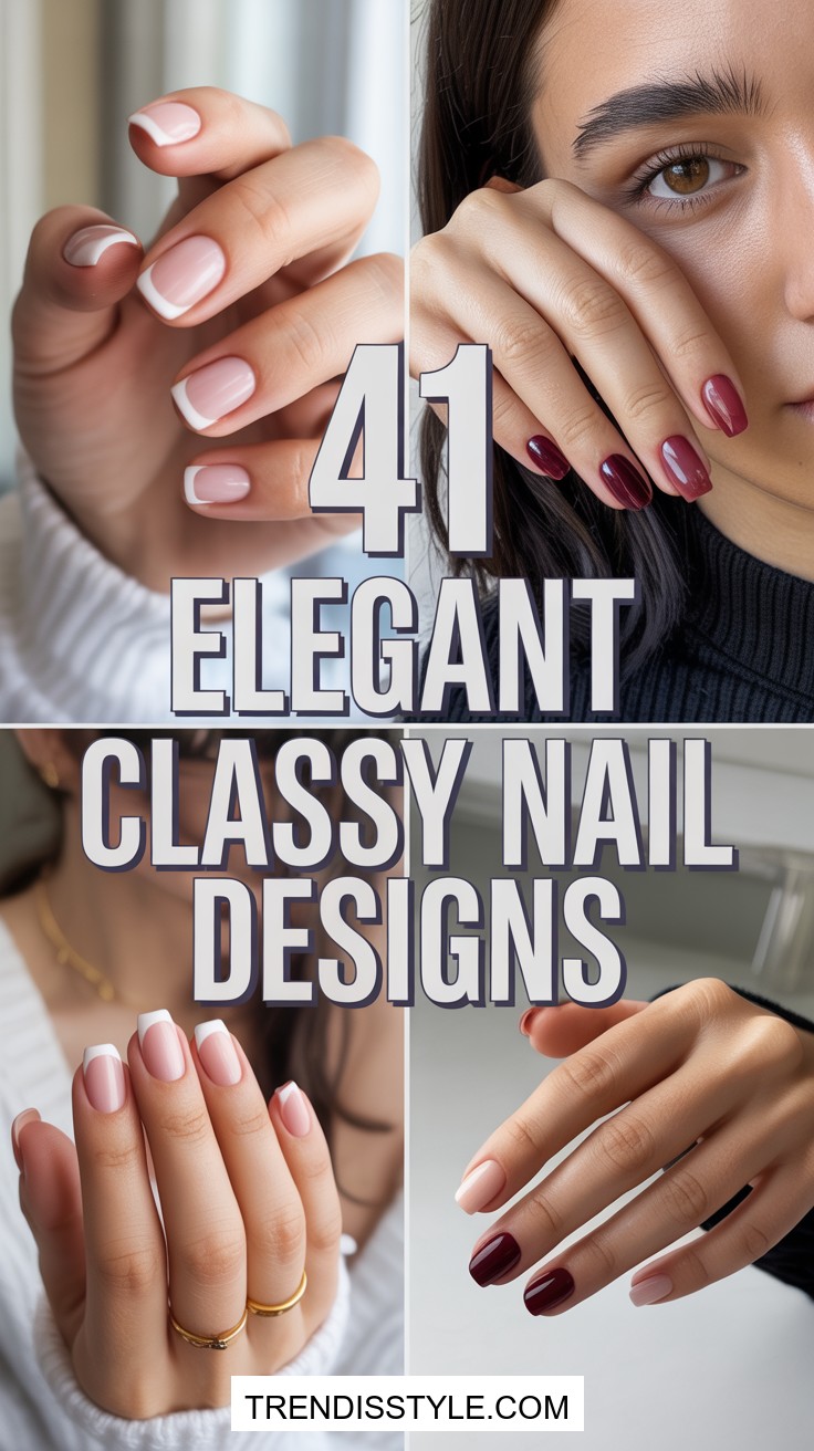 41 Classy Nail Design Ideas for Elegant Looks