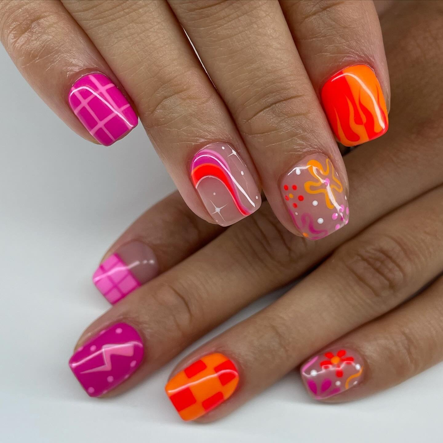 Abstract Nail Art Designs