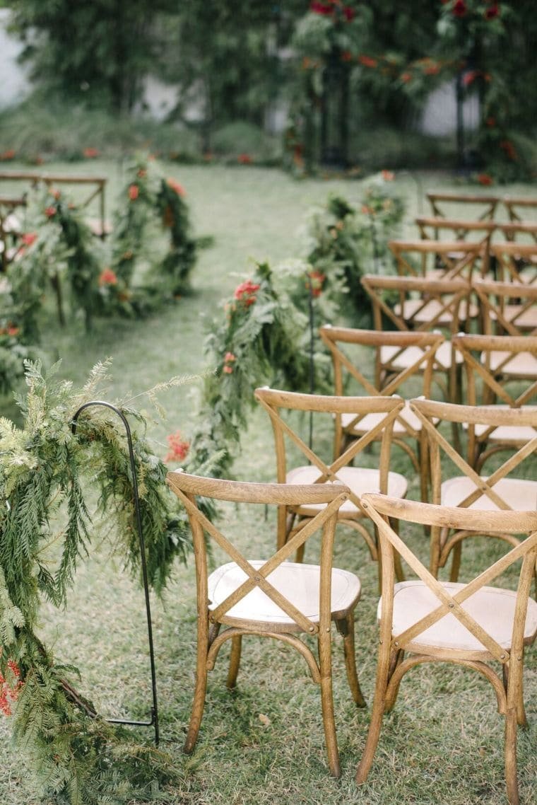 Aisle Greenery Decor