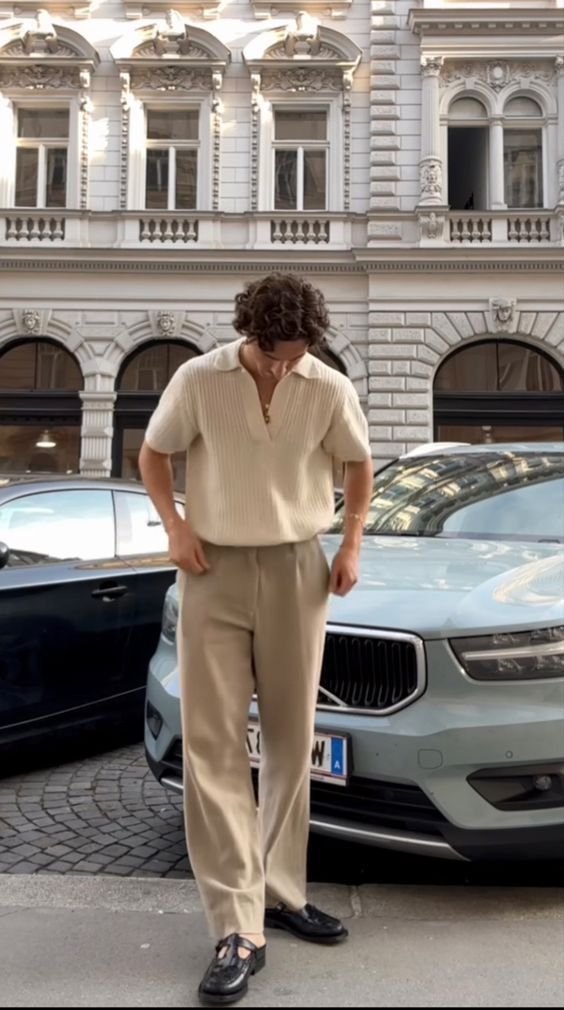 Beige Polo Shirt: Timeless Classic