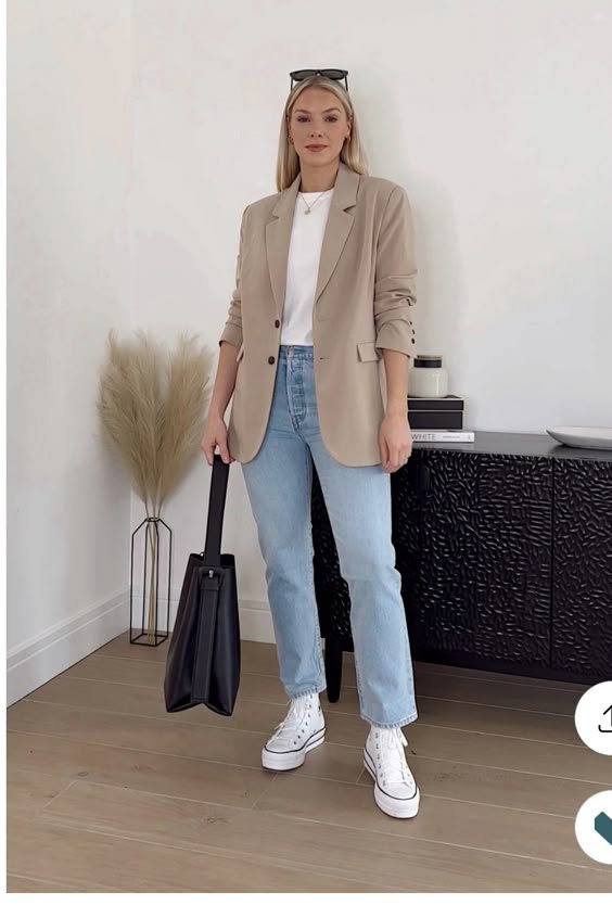 Blazer and Denim Combinations