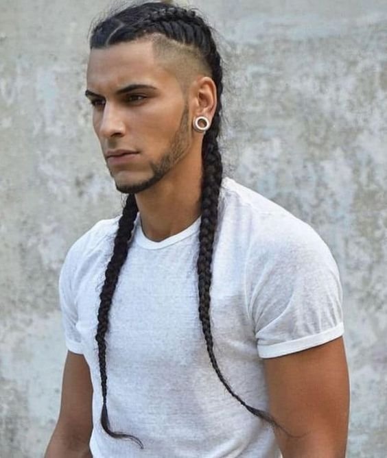 Braided Pigtails Style
