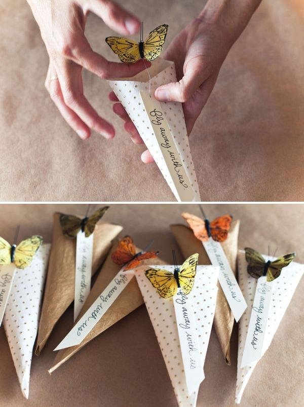 Butterfly Cone Rice Tossers