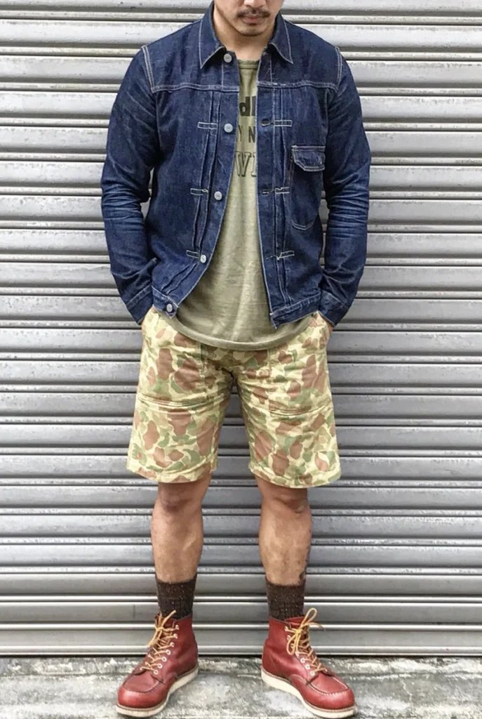 Camo Shorts Casual Look