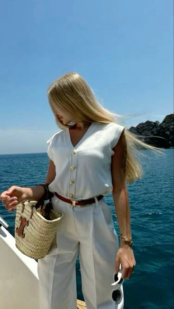 Classic White Yacht Outfit