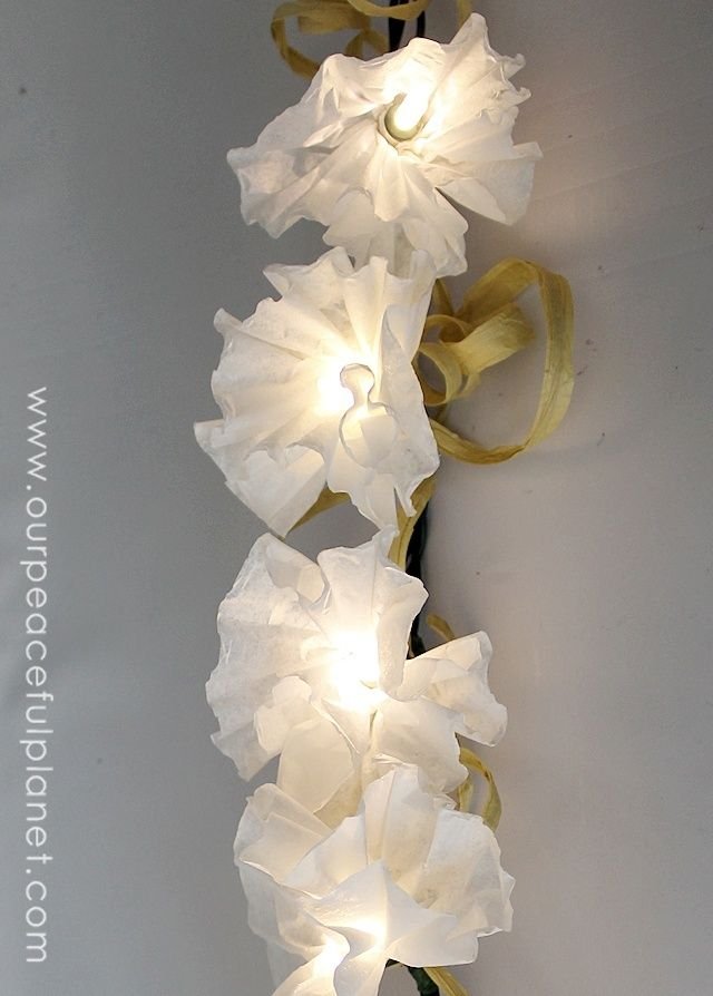 Coffee Filter Floral Lights