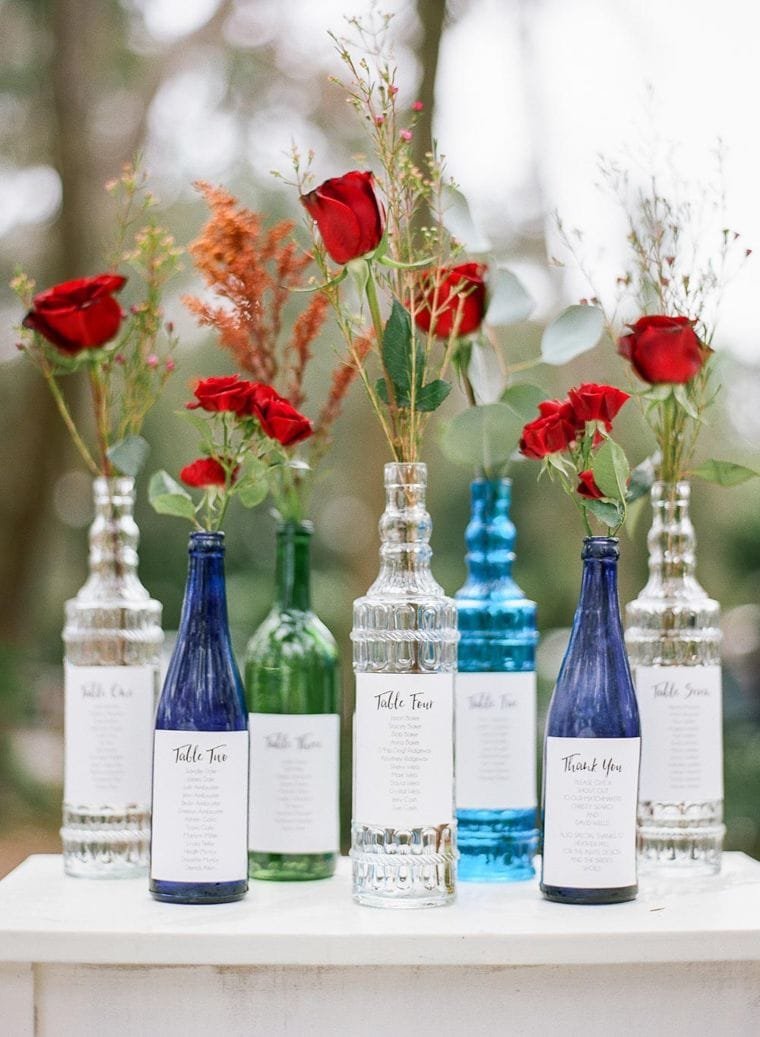 Colored Bottle Seating