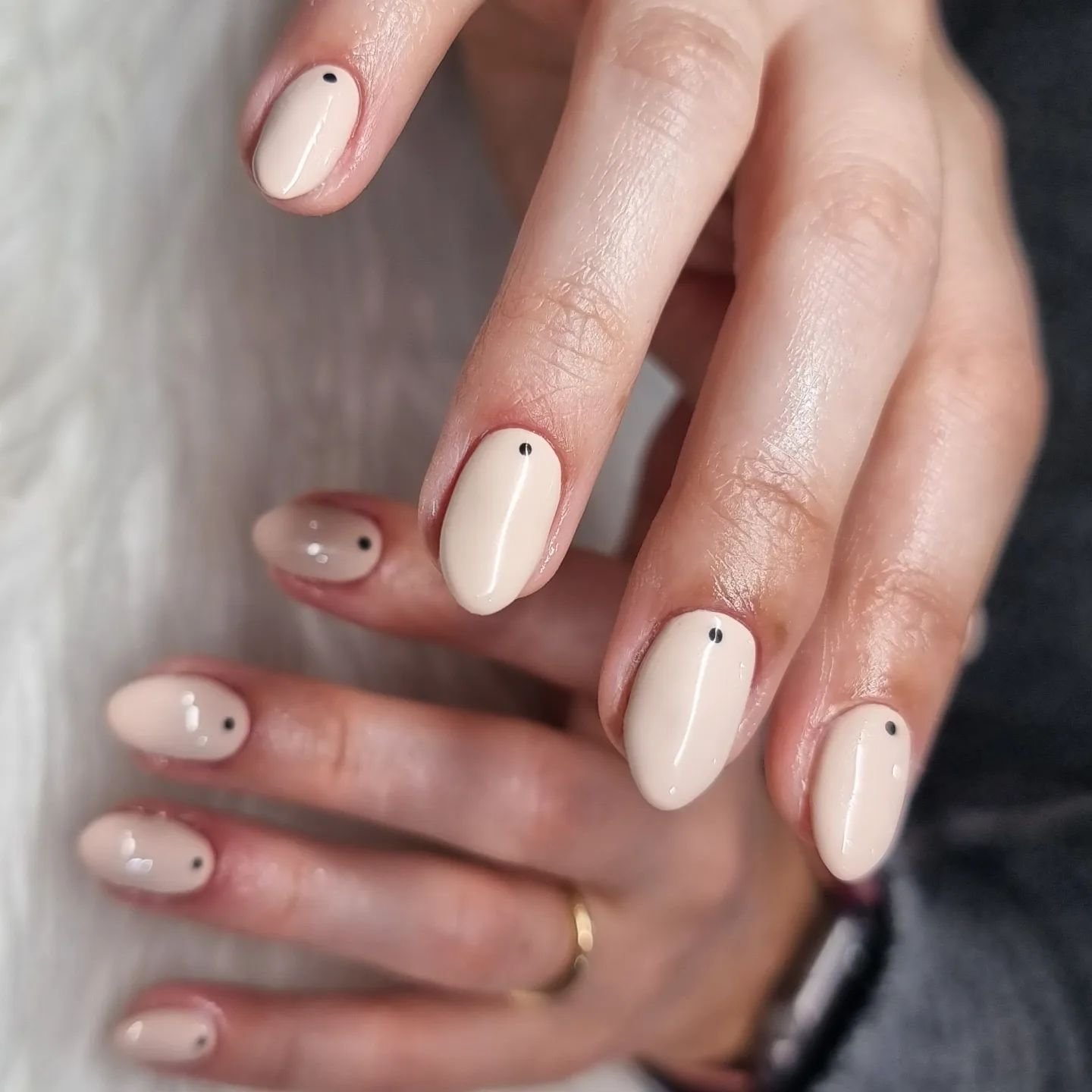 Elegant Nude Nail Design