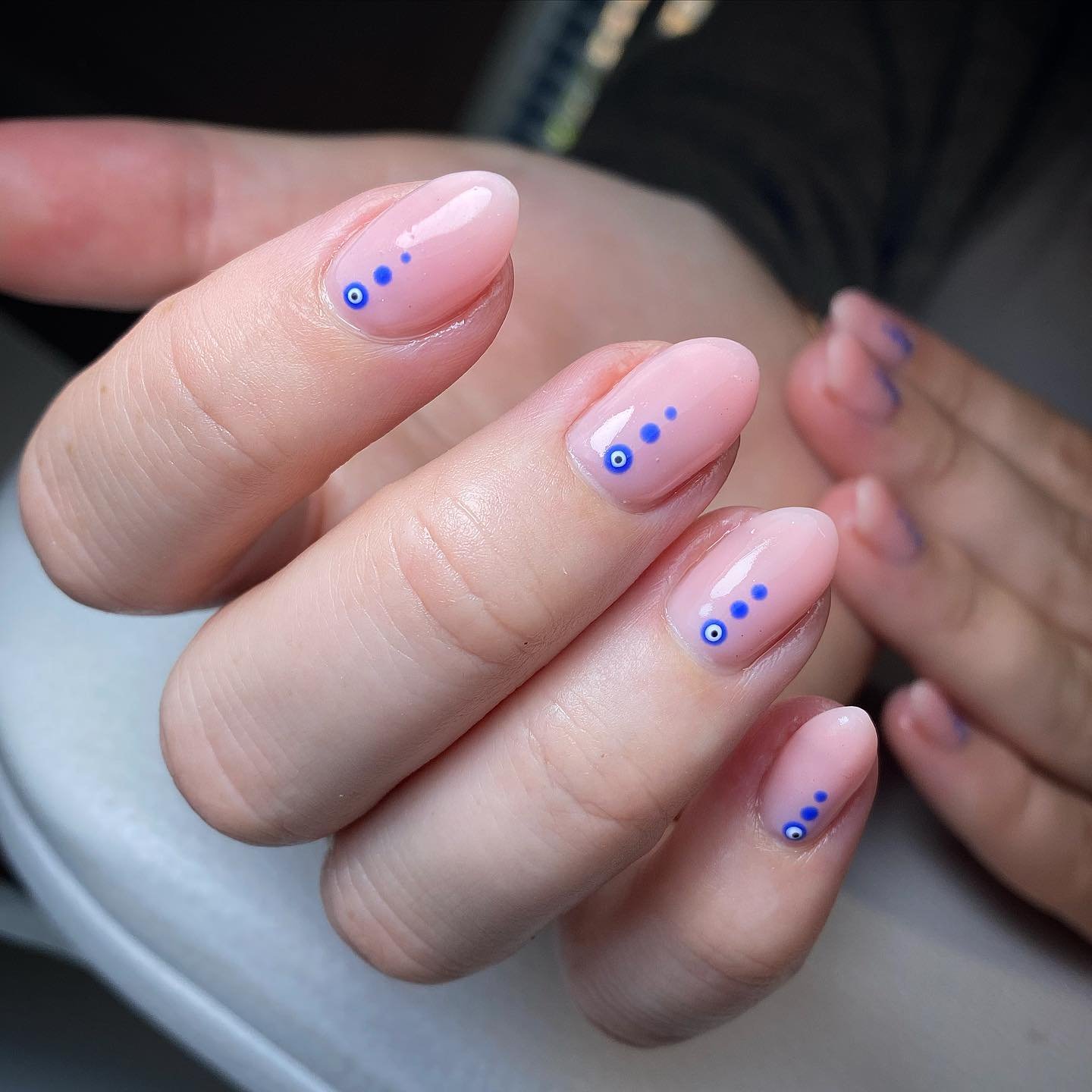 Evil Eye Nail Design