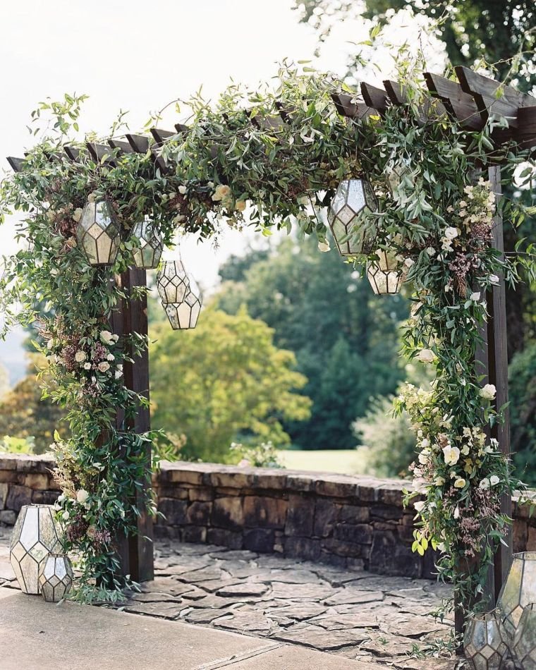 Floral and Lantern Decor