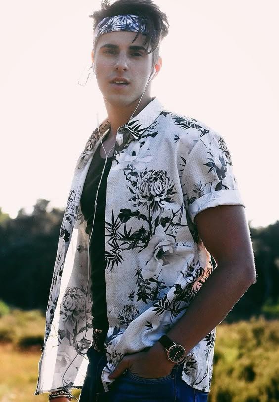 Floral Button-Down Shirt