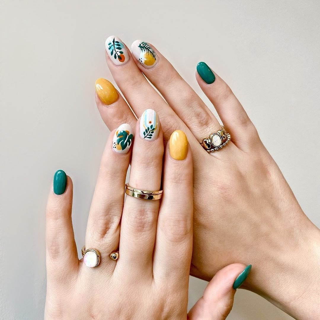 Floral Nail Art Designs