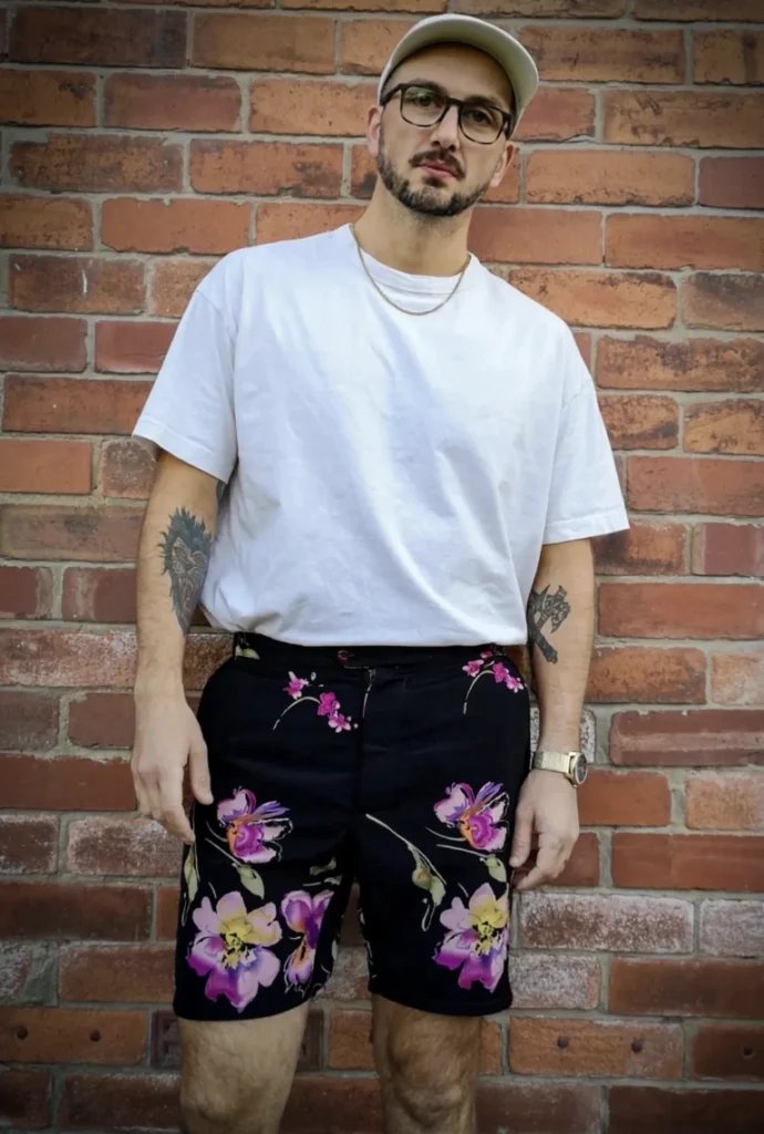 Floral Shorts with Casual Tee