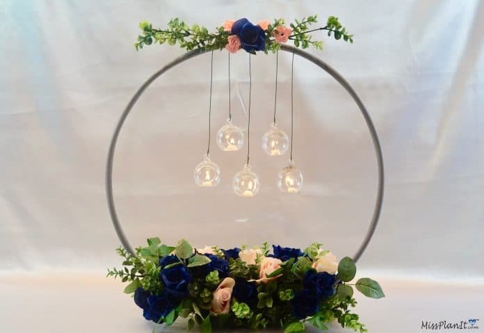 Hoop Chandelier Centerpiece