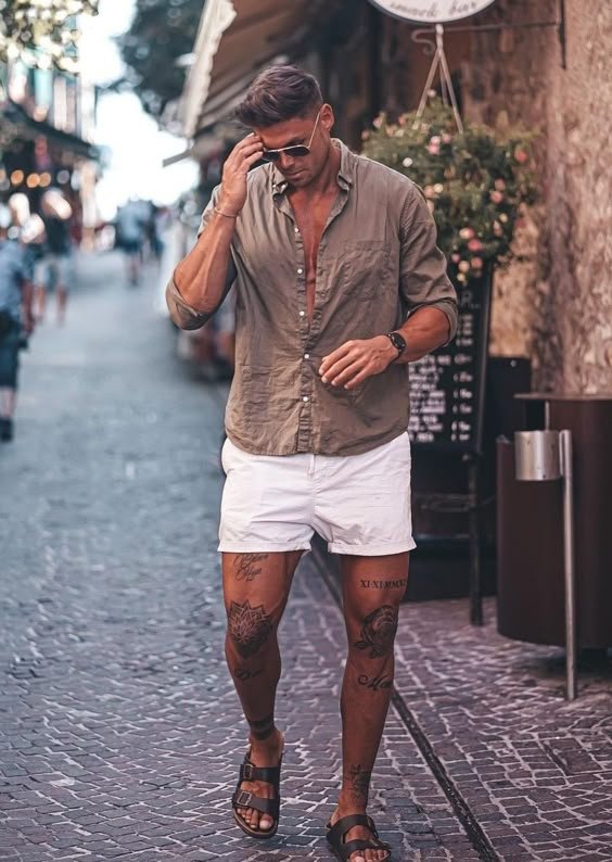 Linen and Shorts Ensemble