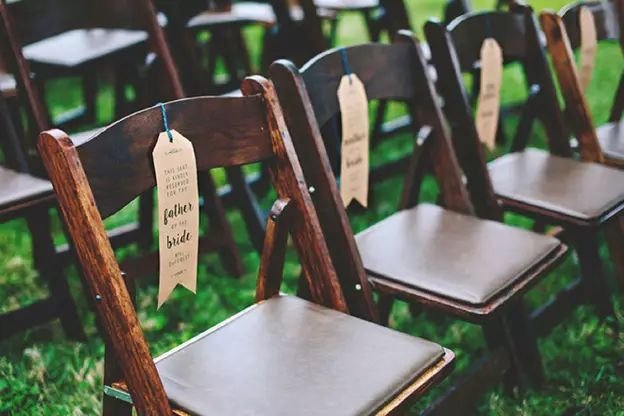 Reserved Wedding Seat Signs