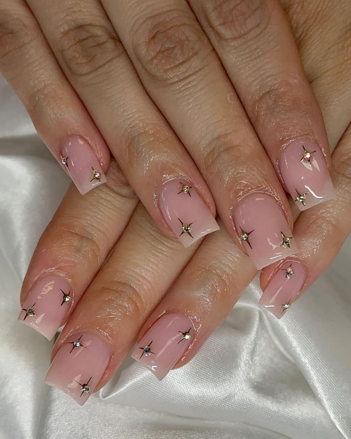 Silver Star Nail Design