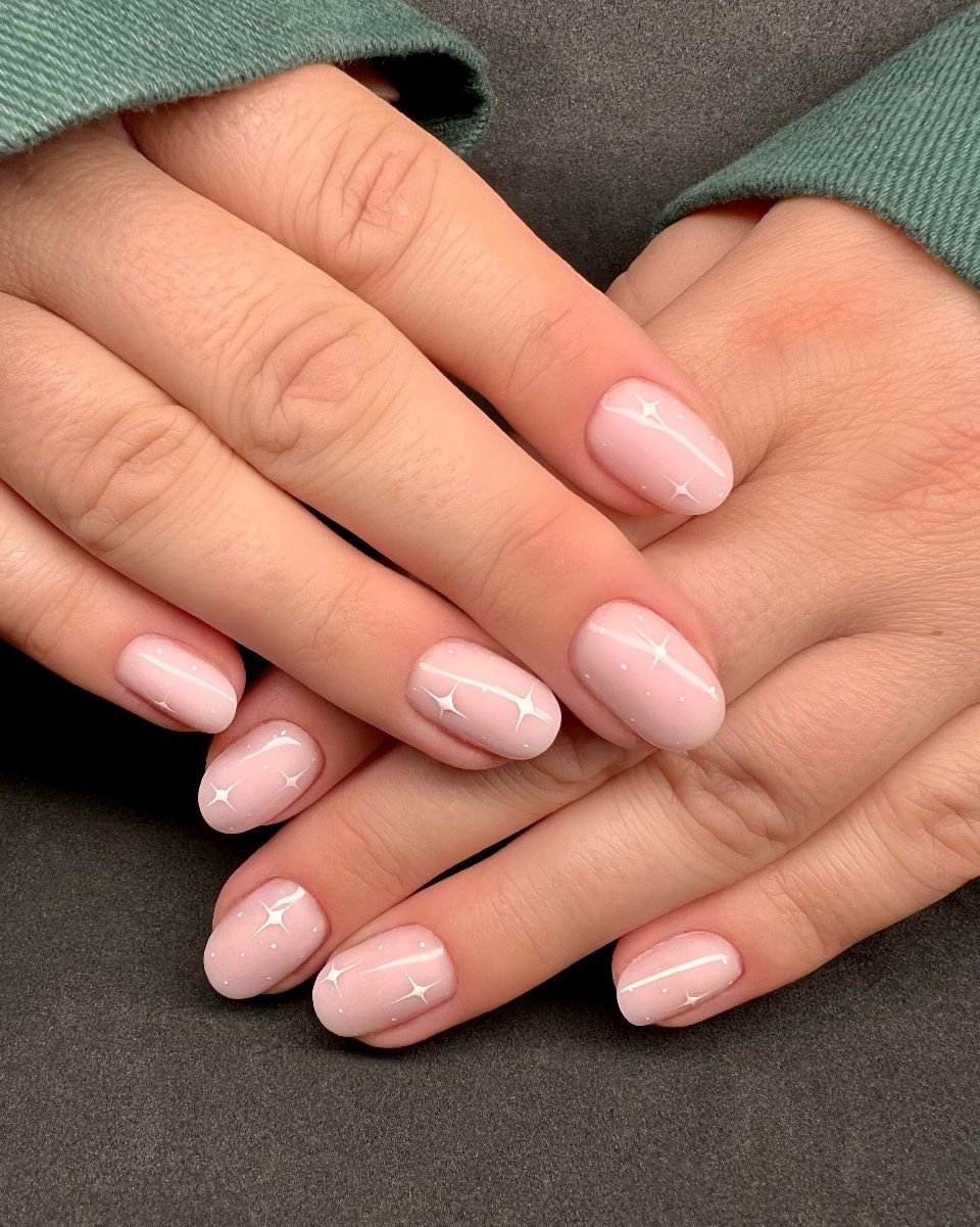 Simple Acrylic Nail Design