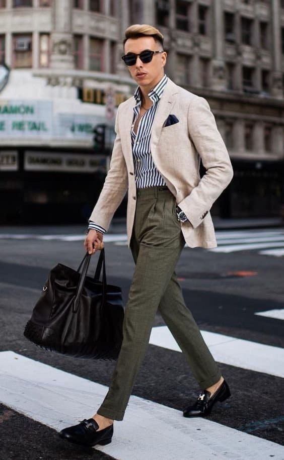 Stripes and Tailored Style