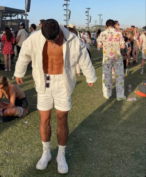 Stylish All-White Ensembles