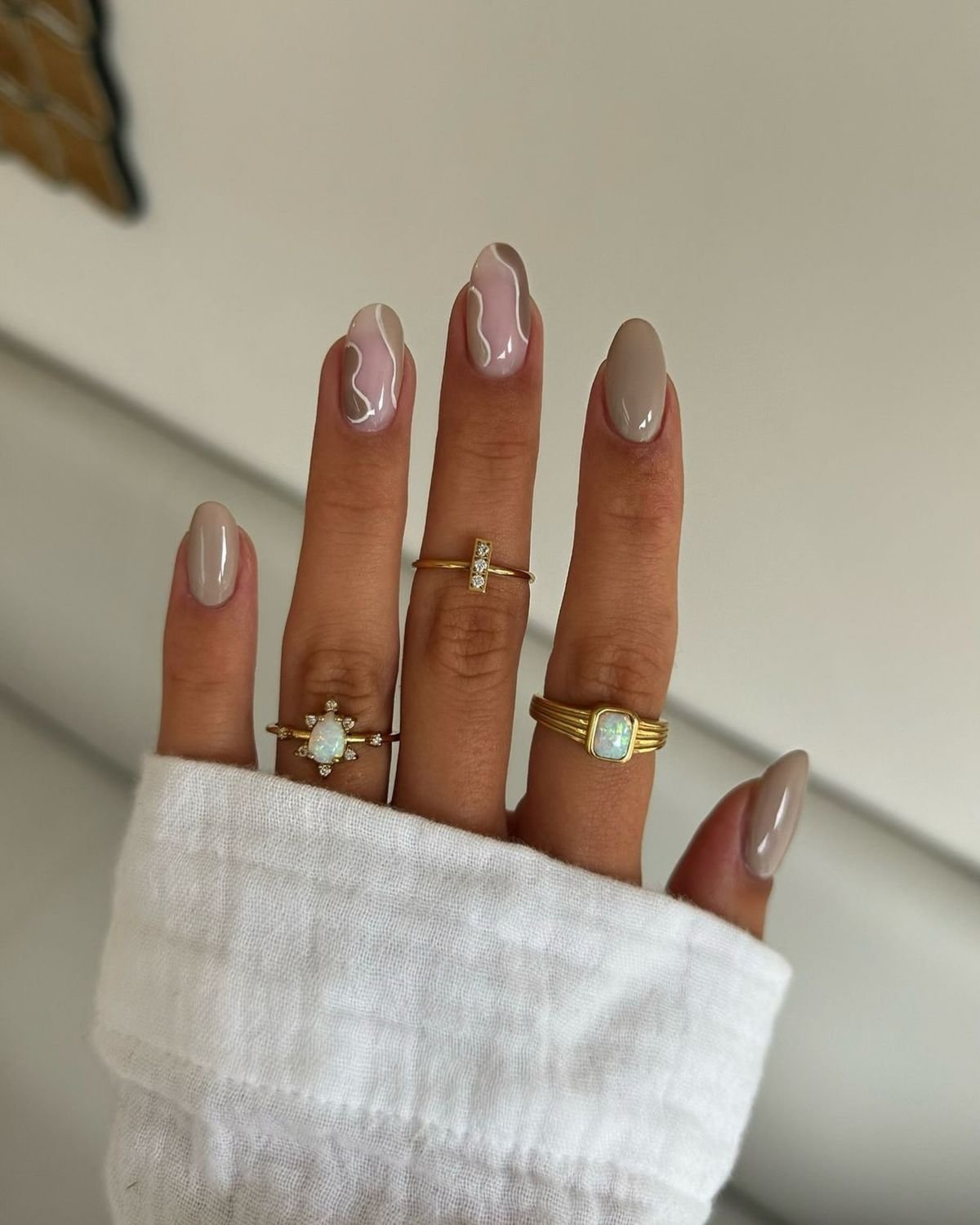 Subtle Pink Nail Design
