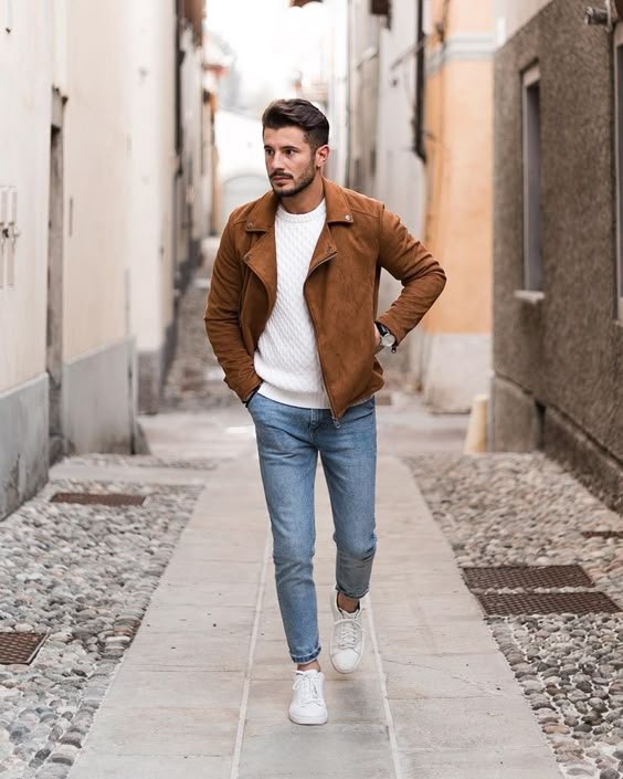 Suede and Denim Combinations
